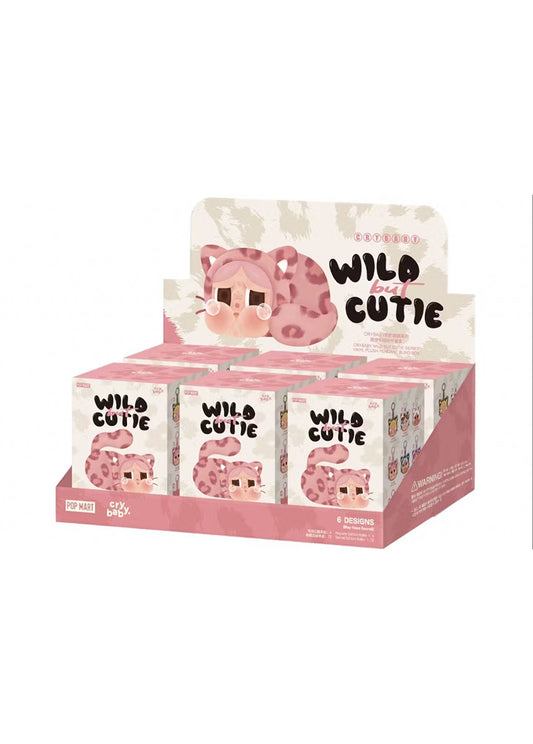CRYBABY Wild But Cutie Series Vinyl Plush Pendant Sealed Case (6 Blind Box)